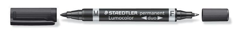 Rotulador permanente Staedtler Lumocolor Duo 348