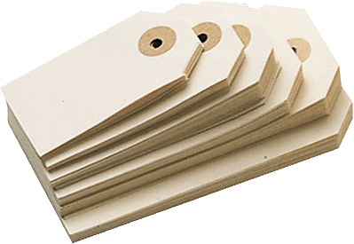 CAJA 1000 ETIQUETAS ARANDELA 42 X 72 SUELTAS
