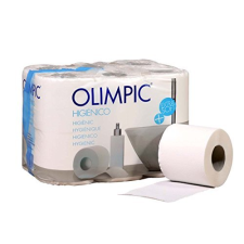 12 Rollos de papel higiénico de doble capa Olimpic