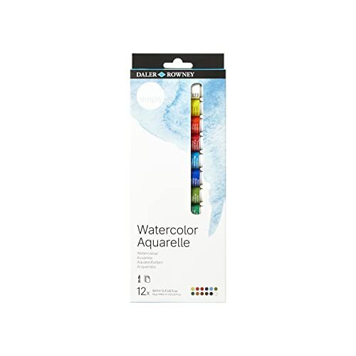 Daler Rowney Simply - Set 12 acuarelas en tubos de 12 ml Daler Rowney Simply - Set 12 acuarelas en tubos de 12 ml