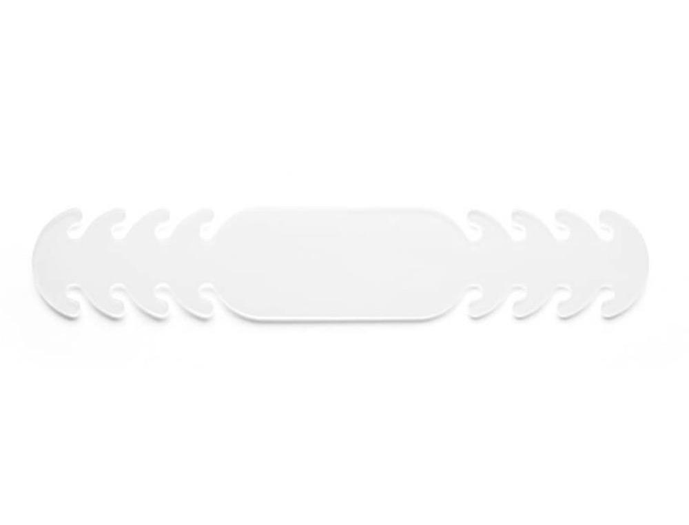 Ajustador de mascarilla salvaorejas de silicona flexible blanco