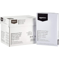 Amazon Basics - Folios multiusos A4, 80 gsm, 2500 hojas, para láser y tinta