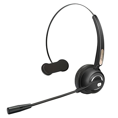 Auricular monoaural negro con BT y micrófono - Mediarange