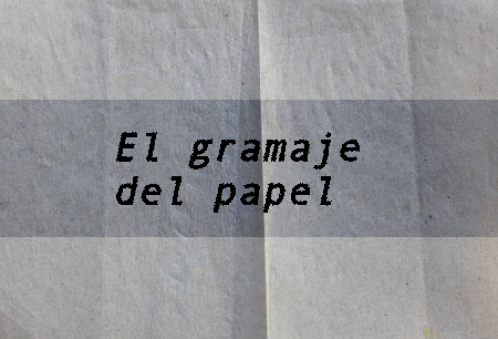 Gramaje del papel