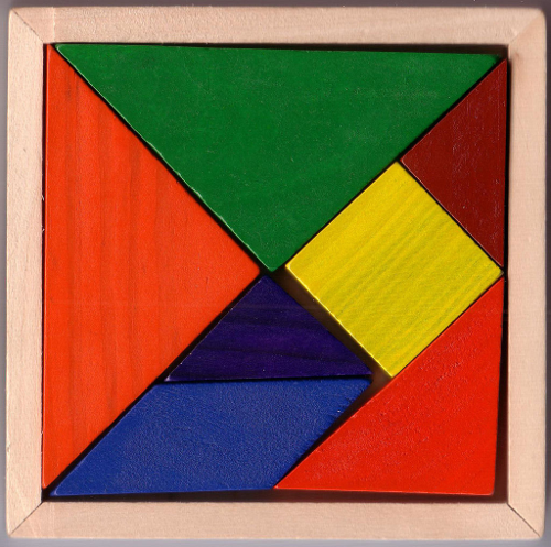 Tangram de madera