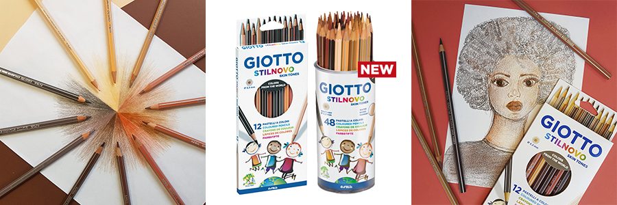 Lápices de colores carne Giotto Skin Tones