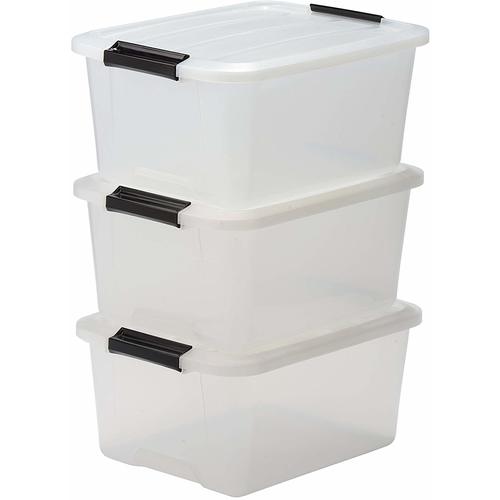 Introducir transportar Hormiga Cajas organizadoras ▷ Cajas apilables de plástico para organizar cosas