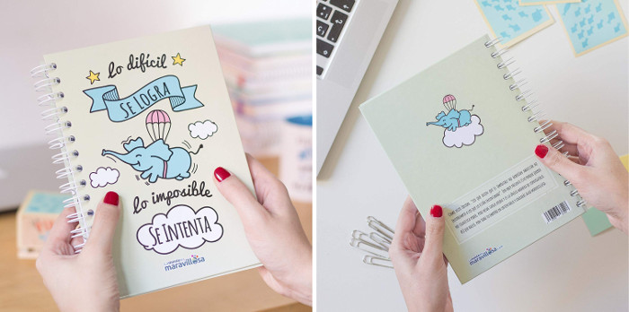 Cuadernos bonitos y libretas para scrapbooking o bullet journal