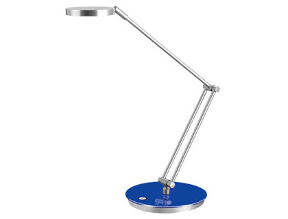 Lámpara de escritorio azul