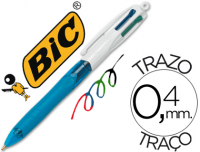 Bic Grip Pro, bolígrafo de cuatro colores con agarre mejorado