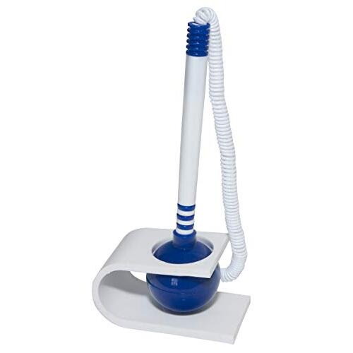 Bolígrafo con pie y cadena extensible para lugares públicos Bolígrafo con pie y cadena extensible para lugares públicos