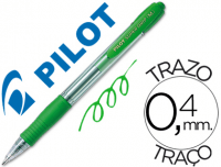 Bolígrafo Pilot Super Grip M, color verde
