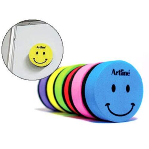 Borrador de cara sonriente, magnético, colores surtidos - Artline Borrador de cara sonriente, magnético, colores surtidos - Artline