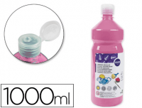 Bote de témpera líquida 1 litro rosa