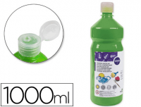 Bote de témpera líquida 1 litro verde