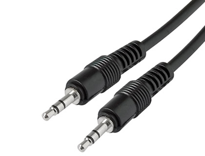 Cable de audio 1 mm, conector jack de 3,5 mm macho-macho
