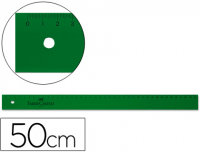 Regla Faber-Castell calidad dibujo técnico, verde 50 cm