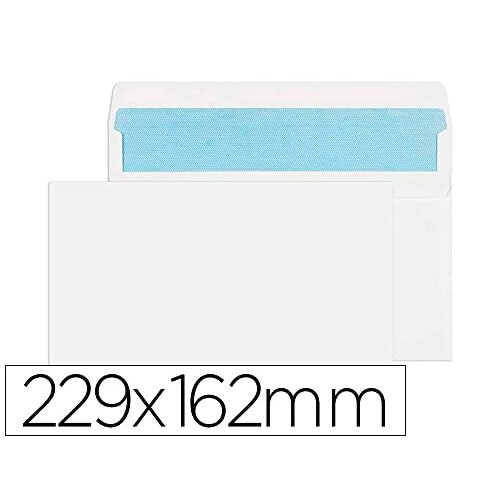 Caja 500 Sobres C5 (162x229) blancos SV 90g autoadhesivos Caja 500 Sobres C5 (162x229) blancos SV 90g autoadhesivos
