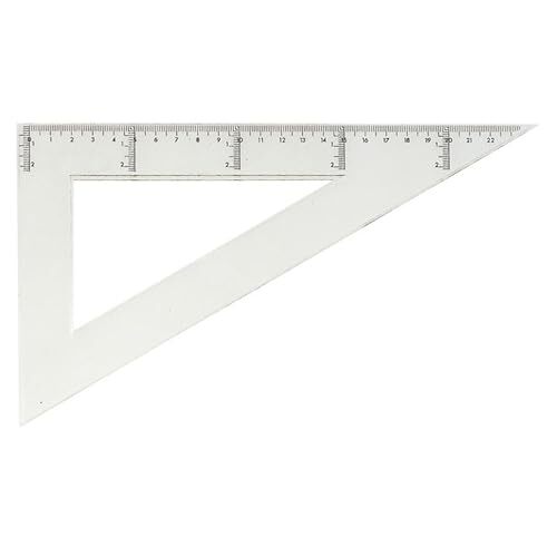 Cartabones transparentes Liderpapel de 20 a 30 cm Cartabones transparentes Liderpapel de 20 a 30 cm