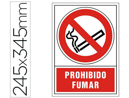 Cartel - En este establecimiento prohibido fumar > seguridad > carteleria
