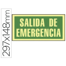 Comprar carteles de plástico para salidas de emergencia