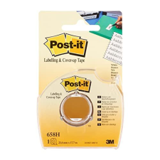 Post-It 658H - Cinta ocultadora de papel para cubrir texto o etiquetar, 25.4 mm × 17.7 m