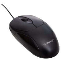 Ratón óptico Q-Connect negro, resolución 800 DPI, usb 1,5 ghz