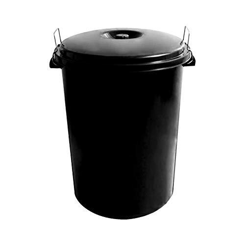 Cubo de basura negro gigante de alta capacidad (100 litros)