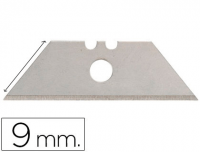Cuchillas trapezoidales estrechas cúter 9 mm