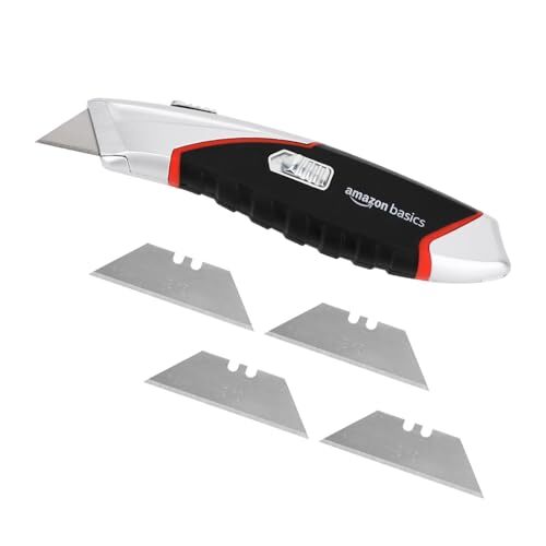Cúter de seguridad trapezoidal metal y goma Cúter de seguridad trapezoidal metal y goma
