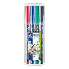 Estuche 4 rotuladores Staedtler Lumocolor 317