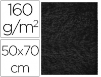 Fieltro de 50x70 cm de 160 g/m² de color negro