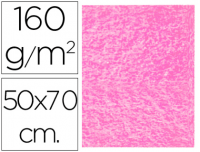 Fieltro de 50x70 cm de 160 g/m² de color rosa