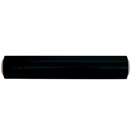 Película elástica de film plástico negro de 23µ, bobina 145 m, para paletizar Película elástica de film plástico negro de 23µ, bobina 145 m, para paletizar