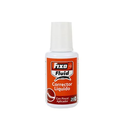 Fixo Fluid - Corrector líquido con pincel aplicador, frasco 20 g Fixo Fluid - Corrector líquido con pincel aplicador, frasco 20 g