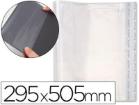 Forralibros adhesivo ajustable de polipropileno 295 × 505 mm