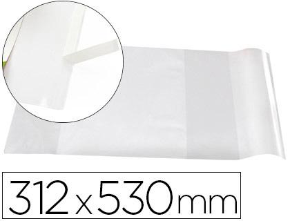 Forralibros adhesivo con solapa ajustable 312 × 530 mm