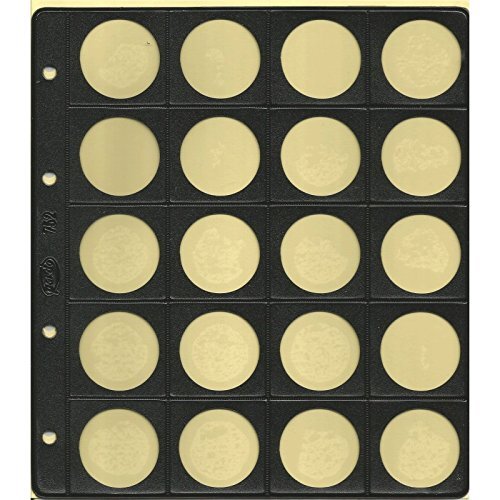Pardo 752 - Paquete 10 fundas para 20 monedas (diámetro máx.: 33 mm) Pardo 752 - Paquete 10 fundas para 20 monedas (diámetro máx.: 33 mm)