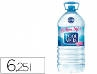 Agua Font Vella, garrafa de 6.25 l