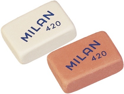 Milan 420, goma de borrar