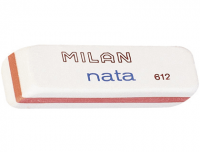 Milan Nata 612, goma de borrar con bisel