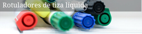 Rotuladores de tiza liquida