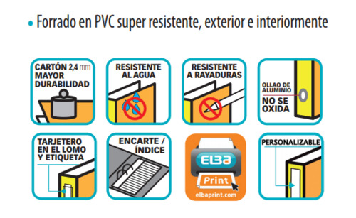 Archivadores Elba Rado Plast