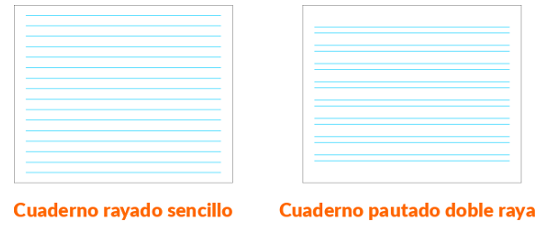Cuadernos rayados