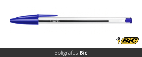 Bolígrafos de la marca Bic