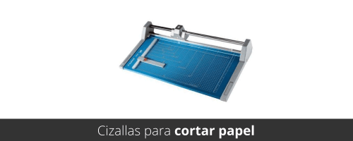 Cizallas de cuchilla circular para cortar papel 