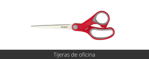 Tijeras de oficina ergonómicas y asimétricas