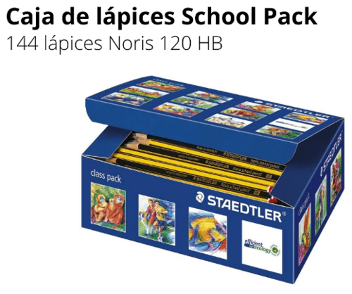 Lápiz Staedtler noris 120 nº3 H. Caja 12 u. - Material escolar, oficina y  nuevas tecnologias