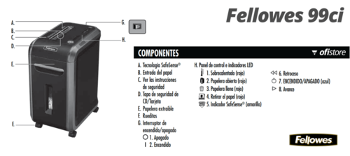 Destructora Fellowes 99ci