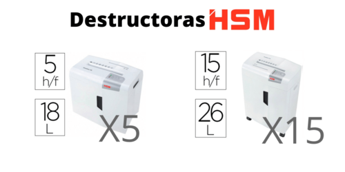 Destructoras de papel HSM Shredstar